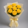 7 желтых роз